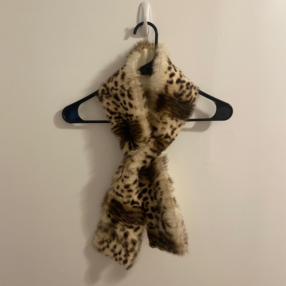 Brown Animal print scarf